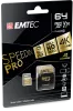 microSD USH-I U3 A1, A2 SpeedIN Pro 1 pack adapter 64GB